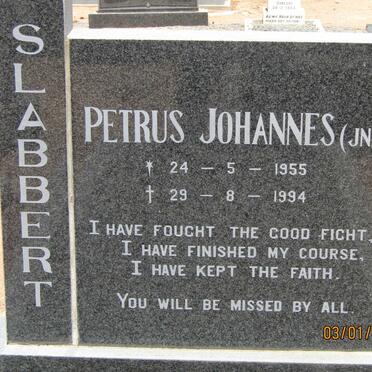 SLABBERT Petrus Johannes 1955-1994