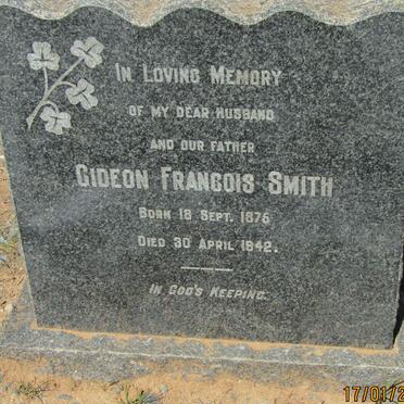 SMITH Gideon Francois 1875-1942 :: RHEEDER Therese 1931-1933