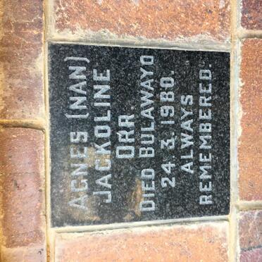 ORR Agnes Jackoline -1980