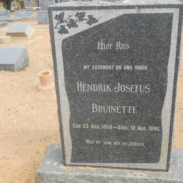 BRUINETTE Hendrik Josefus 1850-1940