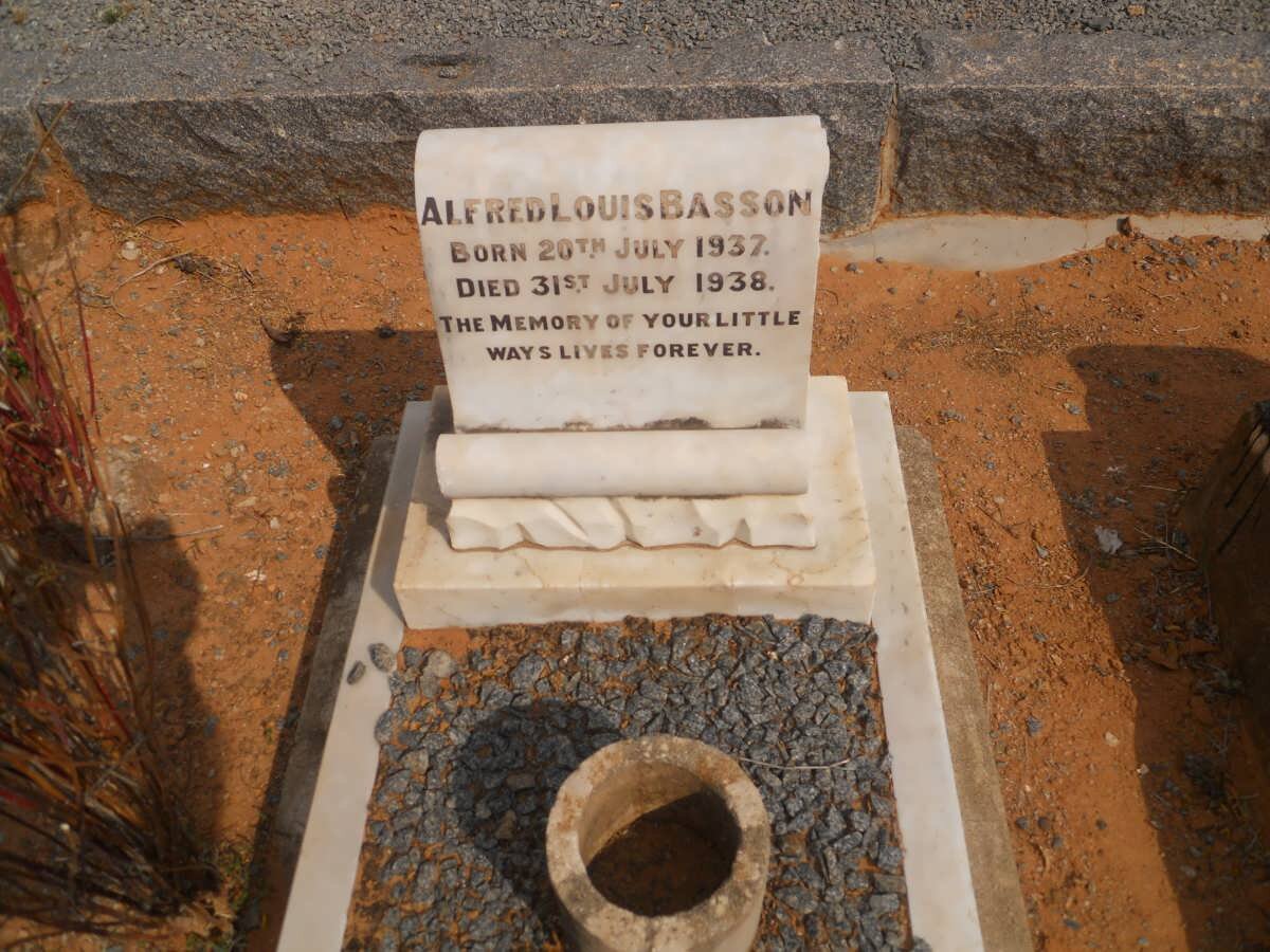 BASSON Alfred Louis 1937-1938