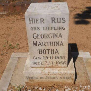 BOTHA Georgina Marthina 1955-1956