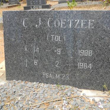 COETZEE C.J. 1908-1964