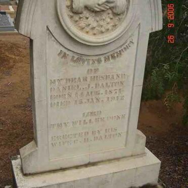 DALTON Daniel J. 1871-1912