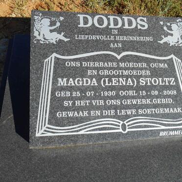 DODDS Magda nee STOLTZ 1930-2008