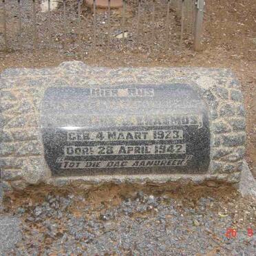 ERASMUS Cornelius J. 1923-1942