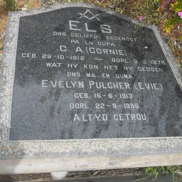 ELS C.A. 1912-1978 &amp; Evelyn PULCHER 1913-1996