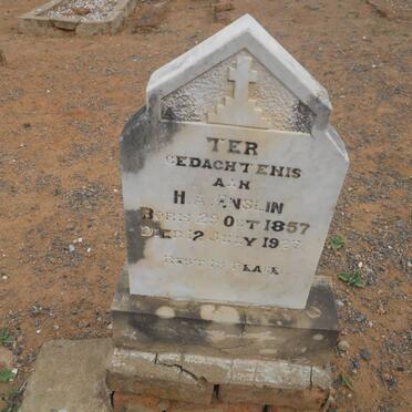 ENSLIN H.A. 1857-1927