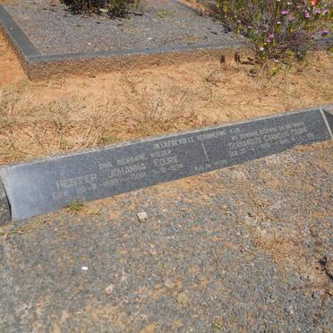 FOURIE Gerhardus Cornelis 1888-1961 &amp; Hester Johanna 1895-1974