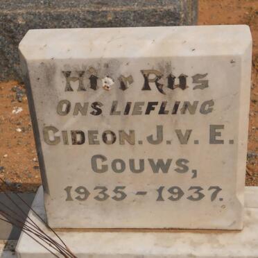 GOUWS Gideon J. v. E. 1935-1937