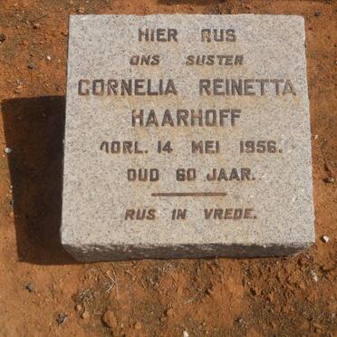HAARHOFF Cornelia Reinetta -1956