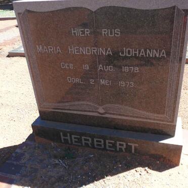 HERBERT Maria Hendrina Johanna 1878-1973