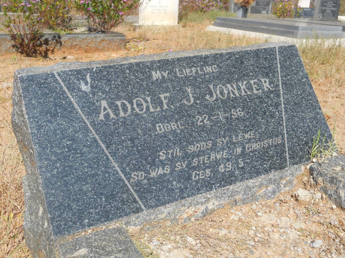 JONKER Adolf J. -1956