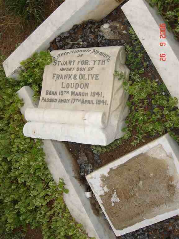 LOUDON Stuart Forsyth 1941-1941