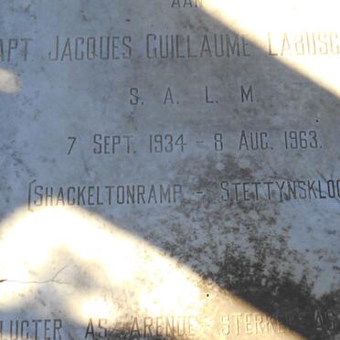 LABUSCHAGNE Jacques Guillaume 1934-1963
