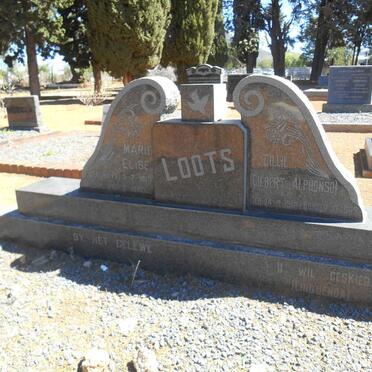 LOOTS Gilbert Alphonso 1914-1965 &amp; Marie Elise BUYS 1915-1980