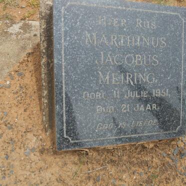 MEIRING Marthinus Jacobus -1951