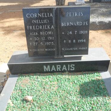 MARAIS Petrus Bernardus 1909-1994 &amp; Cornelia Fredrieka BLOM 1911-1975