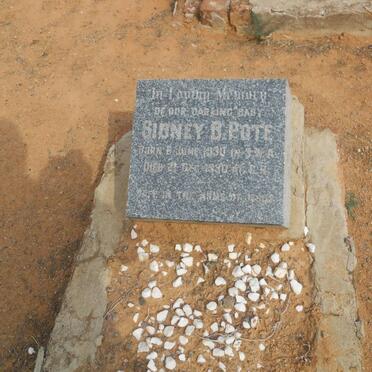 POTE Sidney B. 1930-1930