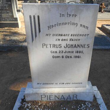 PIENAAR Petrus Johannes 1885-1961