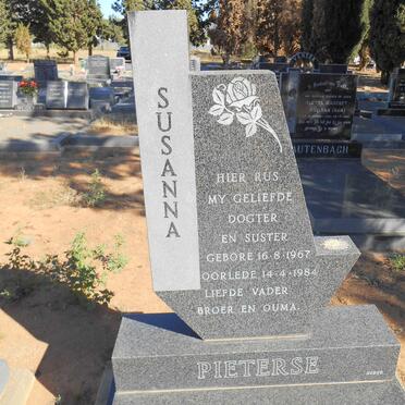 PIETERSE Susanna 1967-1984