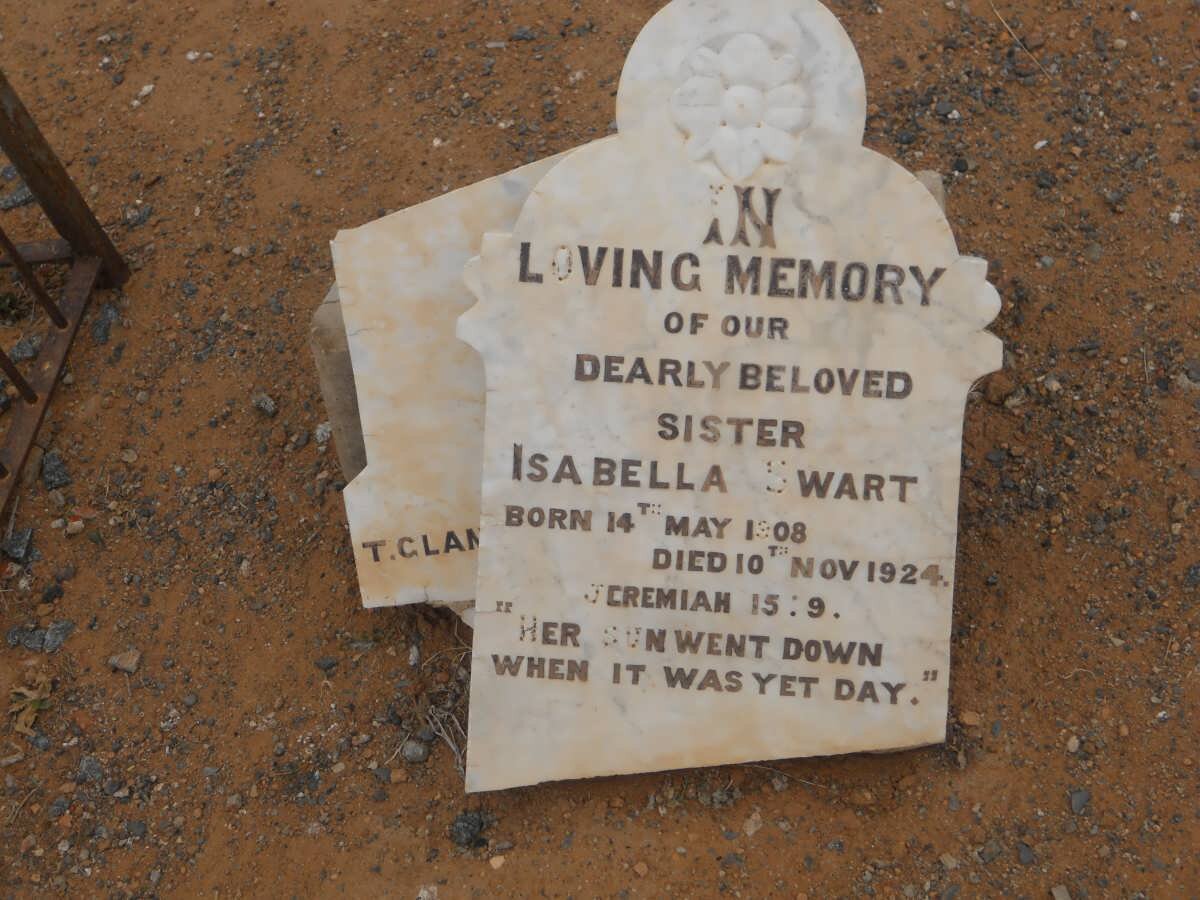 SWART Isabella 1908-1924