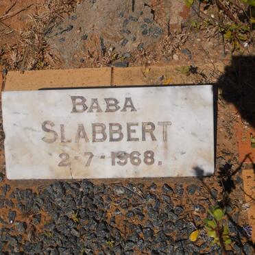 SLABBERT Baba -1968
