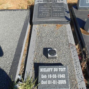 TOIT Jakobus Cornelius Coetzee, du 1897-1969 &amp; Petronella Aletta 1906-2003 :: DU TOIT Nieloff 1942-2009