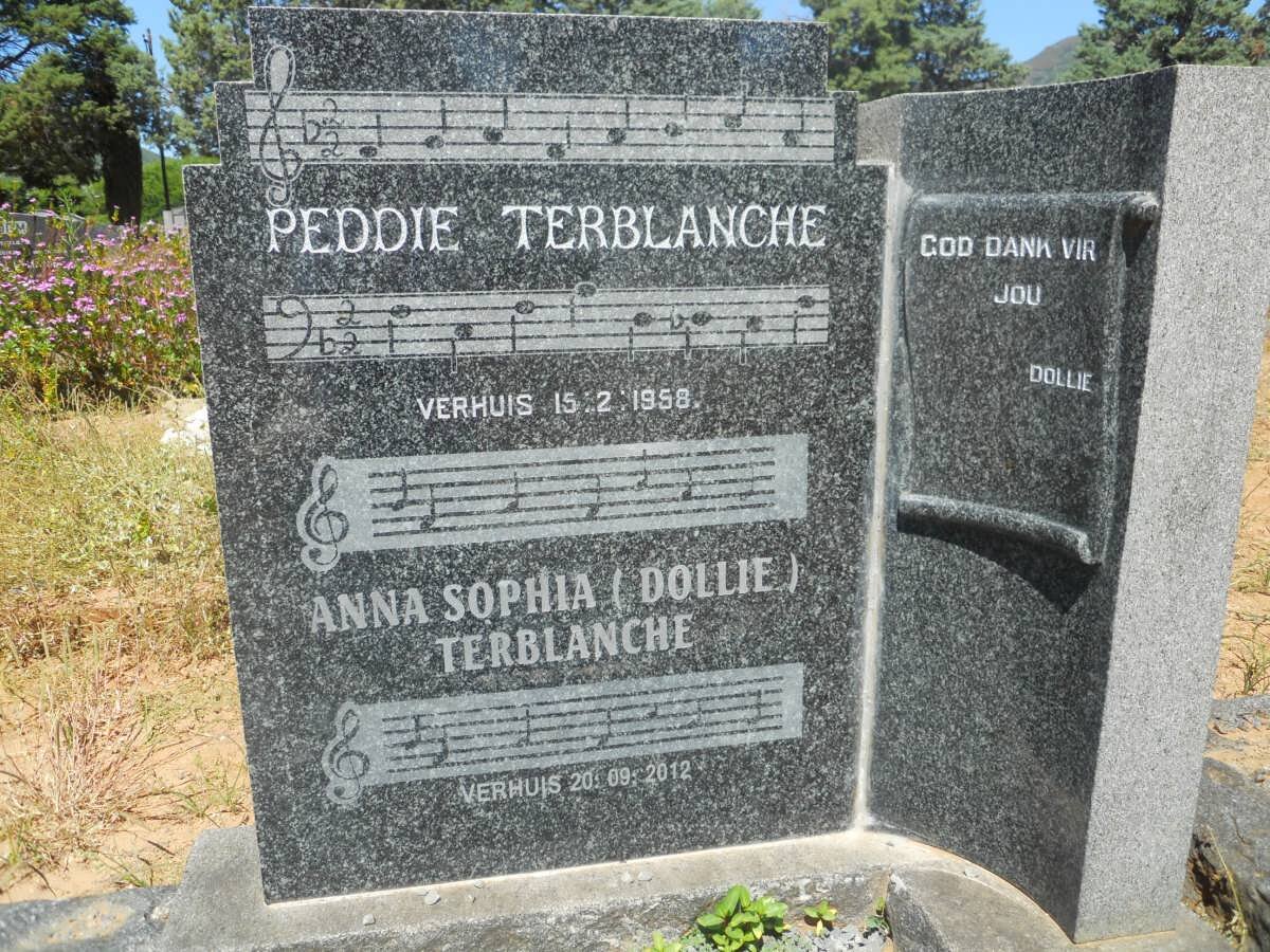 TERBLANCHE Peddie 1919-1958 &amp; Anna Sophia -2012