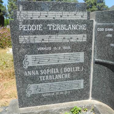 TERBLANCHE Peddie 1919-1958 &amp; Anna Sophia -2012