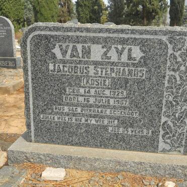 ZYL Jacobus Stephanus, van 1929-1957