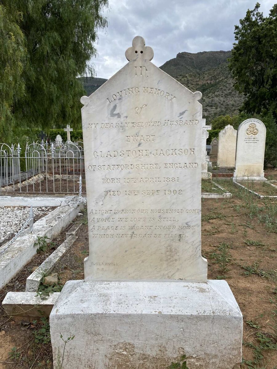 JACKSON Ewart Gladstone 1881-1902