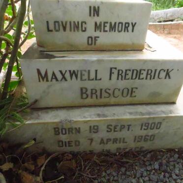 BRISCOE Maxwell Frederick 1900-1960