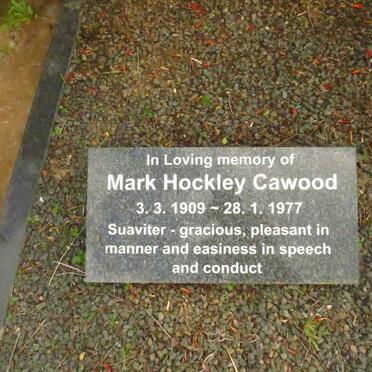 CAWOOD Mark Hockley 1909-1977