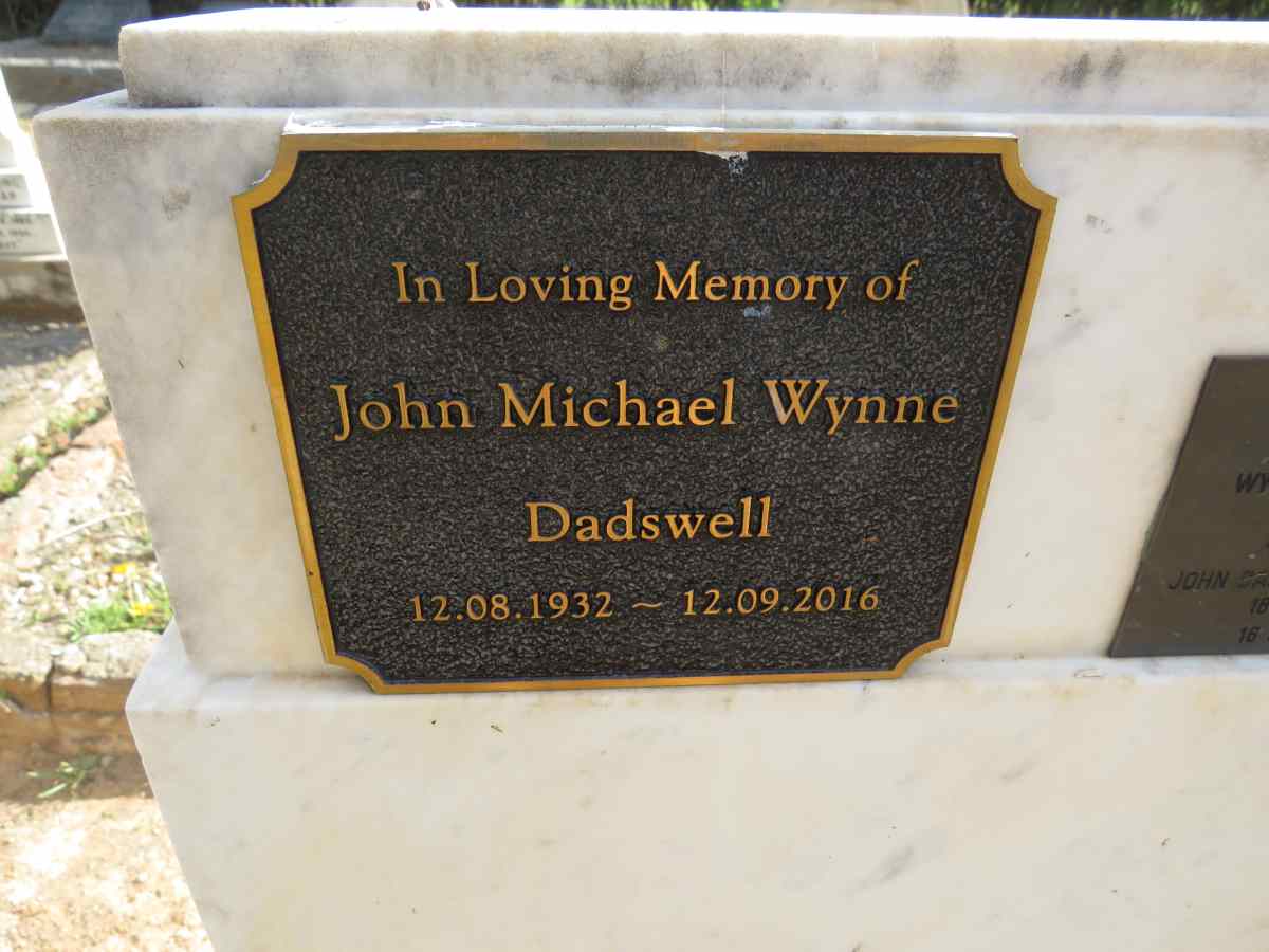DADSWELL George Hemsley 1893-1960 & Wynifred Enid -1936 :: DADSWELL John Michael Wynne 1932-2016_3