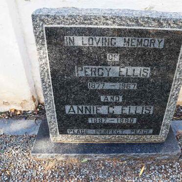 ELLIS Percy 1877-1967 & Annie C. 1897-1980