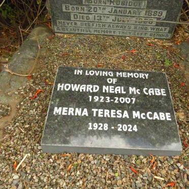 MCCABE Howard Neal 1923-2007 & Merna Teresa 1928-2024