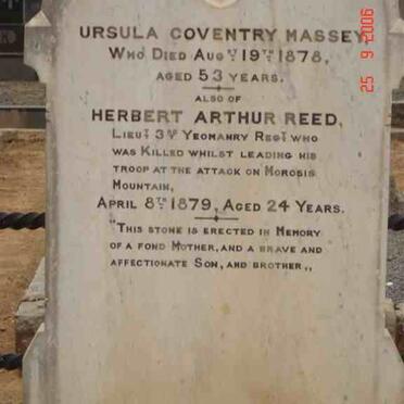 MASSEY Ursula Coventry -1878 :: REED Herbert Arthur -1879
