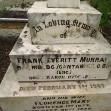 MURRAY Frank Everitt 1873-1907 & Florence Mary 1873-1958_2