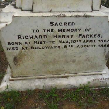 PARKES Richard 1831-1898 & Sarah Carey -1892 :: PARKES Richard Henry 1868-1896 :: PARKES Janie -1899_3