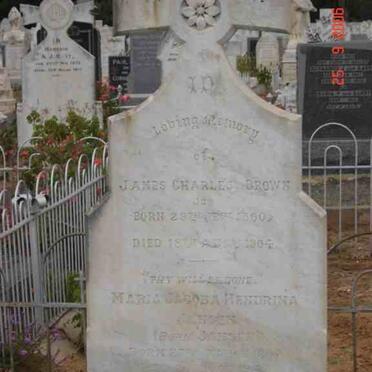 BROWN James Charles 1860-1904 &amp; Maria Jacoba Hendrina  JANSEN 1867-1947