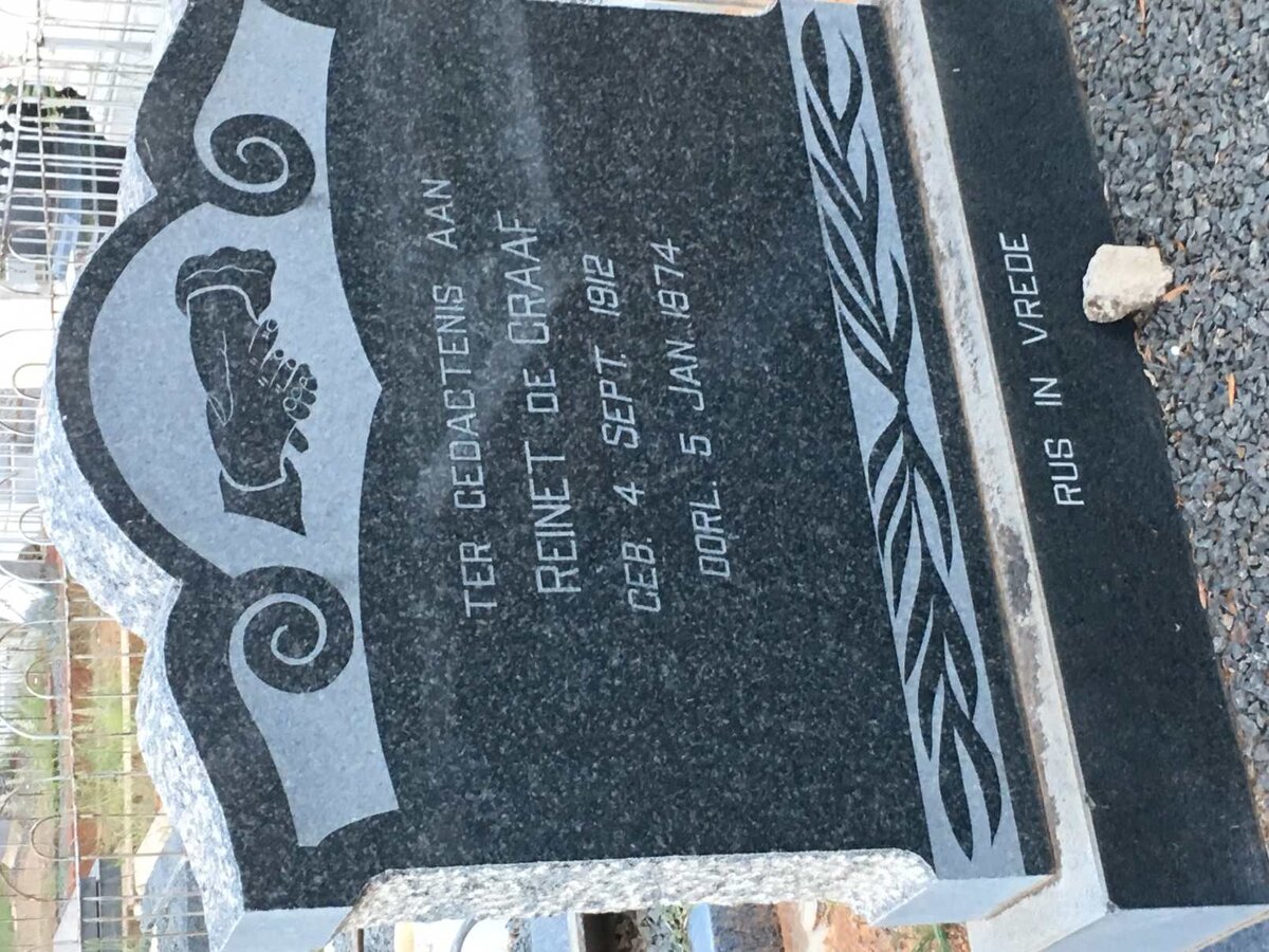 GRAAF Reinet, de 1912-1974