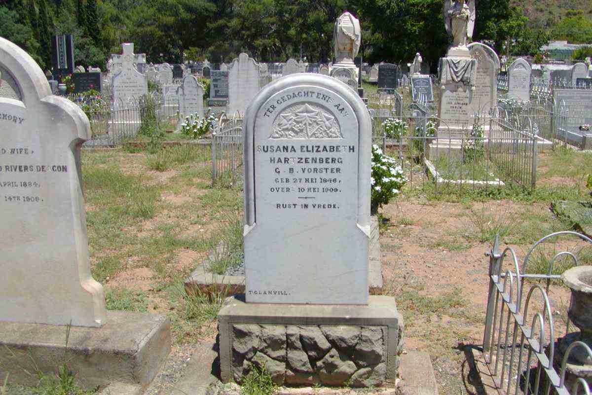 HARTZENBERG Susana Elizabeth nee VORSTER 1846-1909