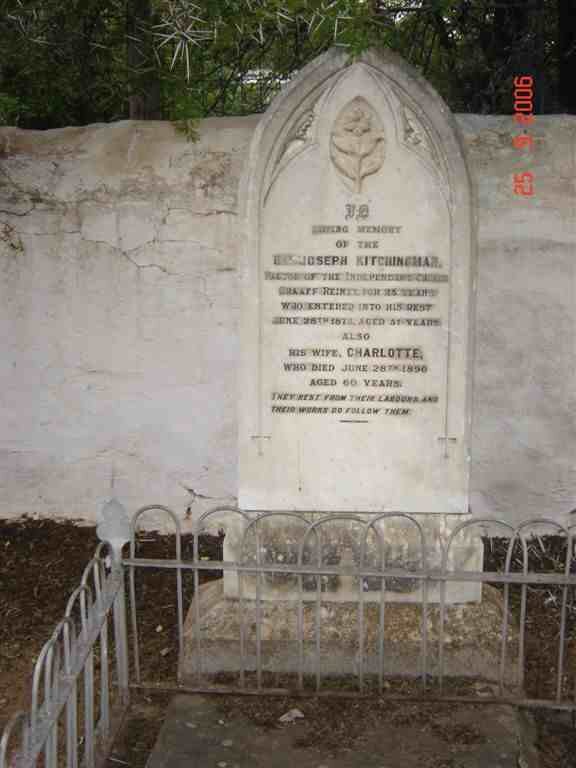 KITCHINGMAN Joseph -1875 &amp; Charlotte -1890