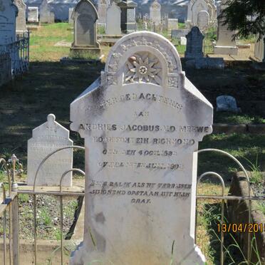 MERWE Andries Jacobus, van der 1832-1902