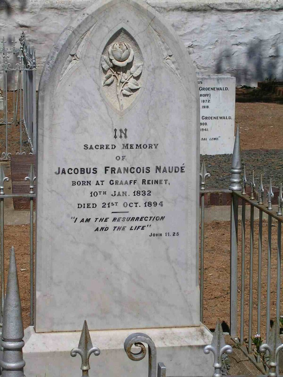 NAUDÉ Jacobus Francois 1832-1894