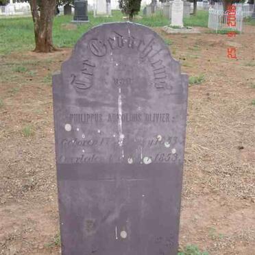 OLIVIER Philippus Arnoldus 1853-1853