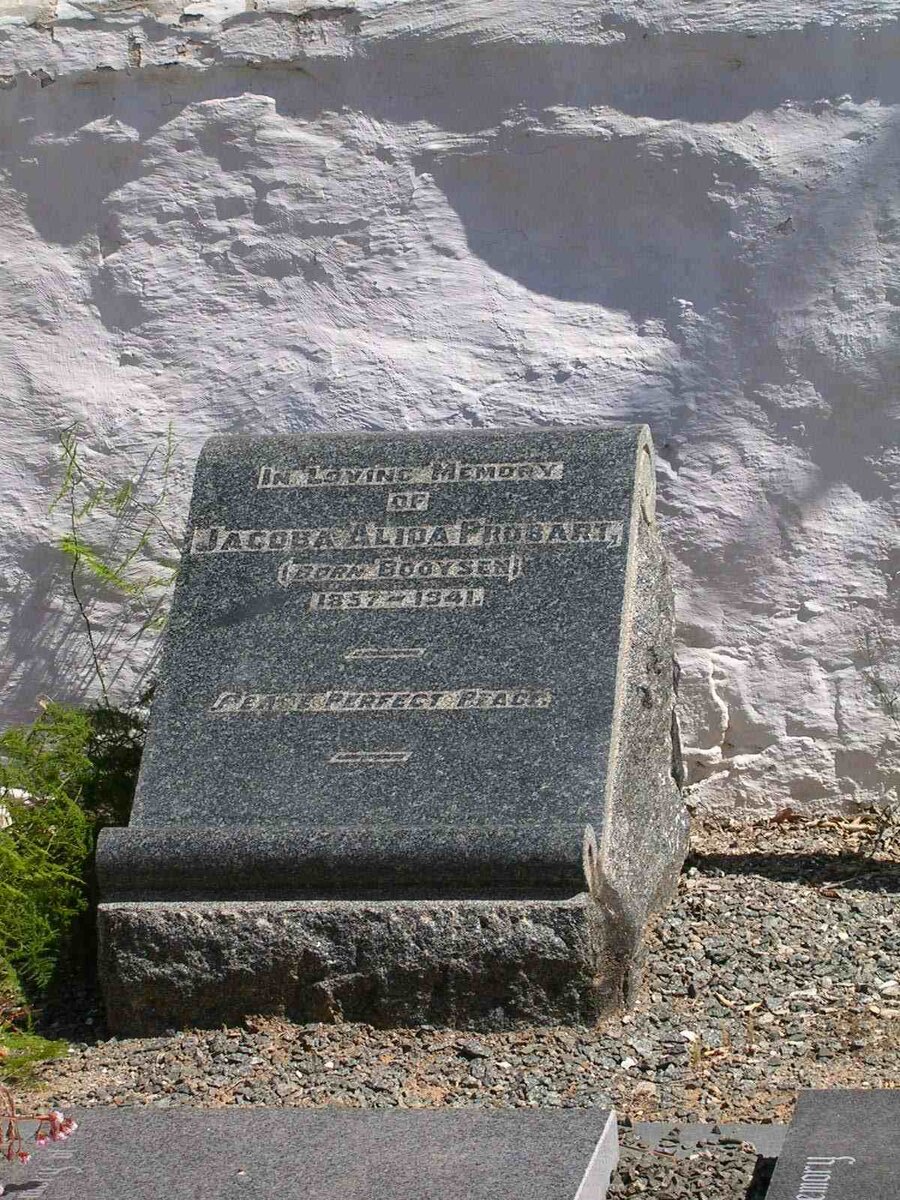 PROBART Jacoba Alida nee BOOYSEN 1857-1941