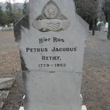 RETIEF Petrus Jacobus 1779-1852