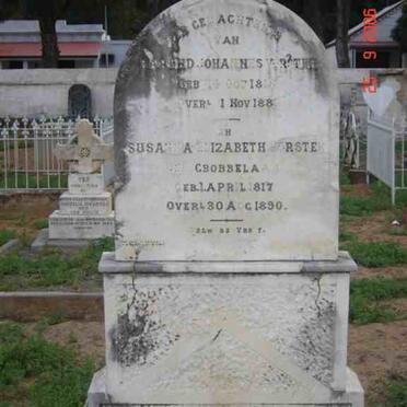 VORSTER Barend Johannes 1818-1882 &amp; Susanna Elizabeth GROBBERLAAR 1817-1890